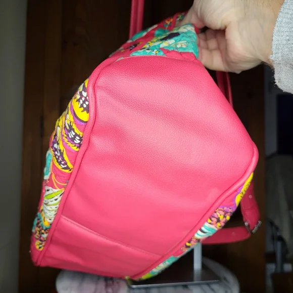 Vera Bradley Floral Pink Shoulder Bag - Picture 7 of 17